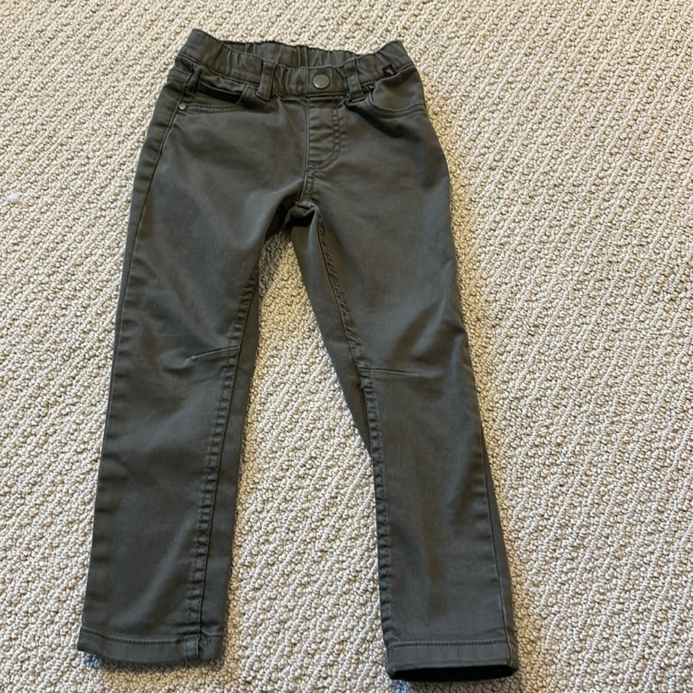 Sergent Major Olive Pants, Adjustable Waistband.